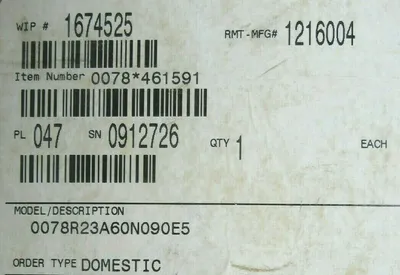 NEW ROSEMOUNT 0078R23A60N090E5 TEMPERATURE SENSOR 00078-6003-0165