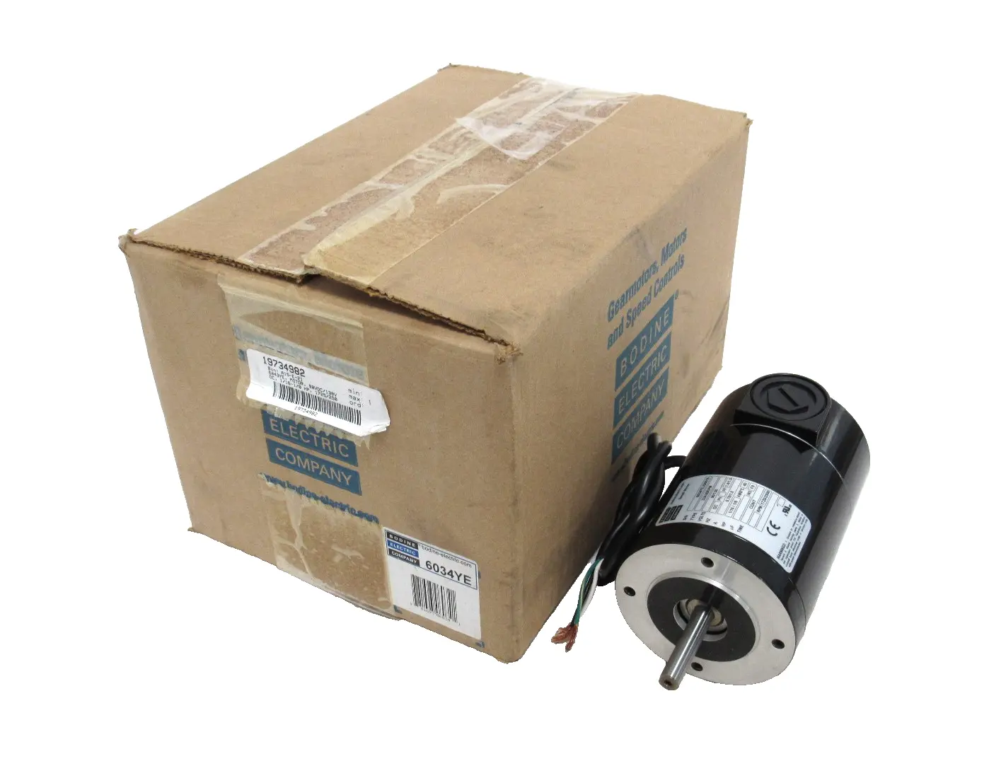 NEW BODINE ELECTRIC 33A3BEPM DC MOTOR 90/130VDC 6034YE