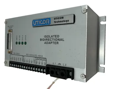 NEW UTICOR 76535 ISOLATED BIDIRECTIONAL ADAPTER .1/.05AMPS 115/230V REV.A