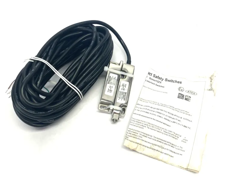 New | in-Stock ABB Magnetic Safety Switch Non-Contact SENSE 10 EX SS 5M CBL 2NC/1NO Switch Parts Michigan US | Maverick Industrial Sales #1391065