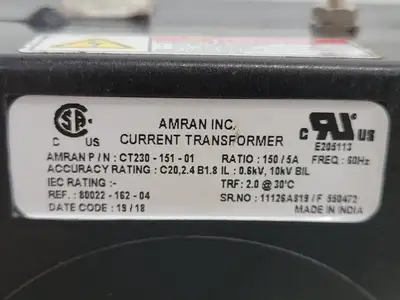 Used AMRAN CT230-151-01 Transformers British Columbia CA | Lenmark #265327