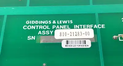 GIDDINGS & LEWIS CONTROL PANEL INTERFACE 810-21283-00 3E-6