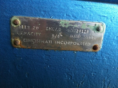 USED 1972 CINCINNATI 5FLS