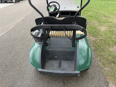 (1) 2015 E-Z-Go golf cart with a Kawasaki gas engine, does not include Club canopy, includes ball wa...