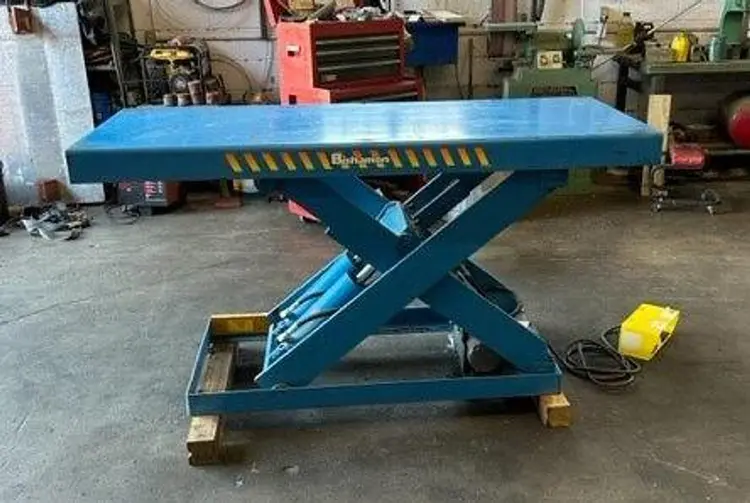 Used BISHAMON 4,500 LB. SCISSOR LIFT Scissor Lifters | Pruitt Machinery #715885