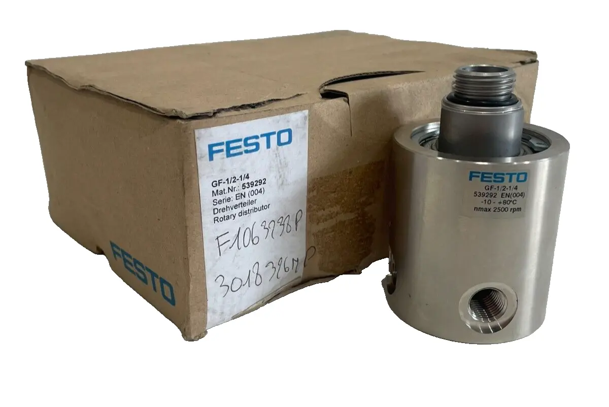 NEW FESTO GF-1/2-1/4 ROTARY DISTRIBUTOR 539292 GF1/21/4