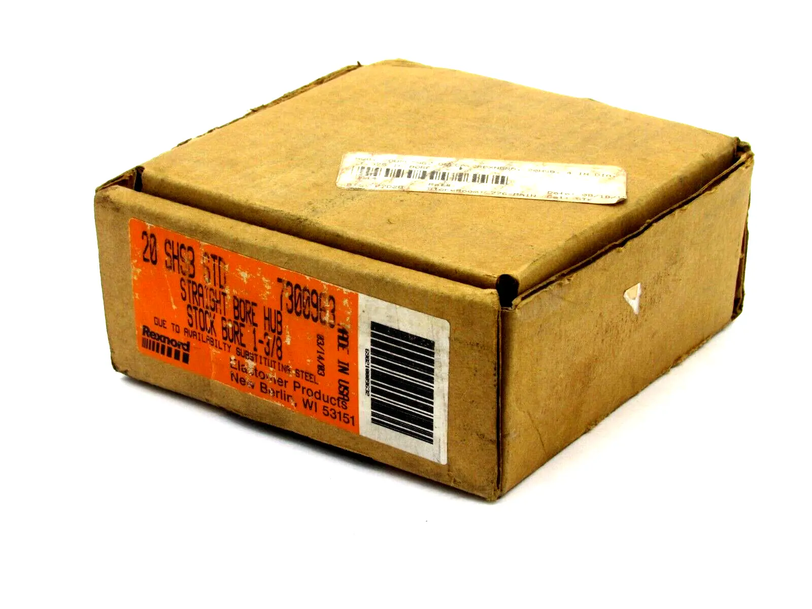 NEW REXNORD 7300963 STRAIGHT BORE HUB 20 SHSB STD