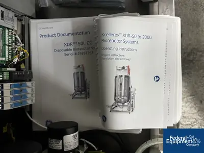 USED GE Healthcare 50 Liter Xcellerex Single Use Fermenter, Model XDR-50