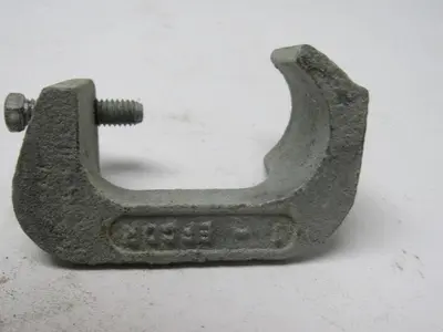 GOULD J 100 1" Plated Malleable Iron "J" Clamps For EMT,Rigid Conduit & IMC