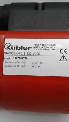 Kubler SR060E-IN-2-3-132-V100 1717408067 Slip Ring