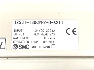 Used SMC Ionizer 24VDC Electrostatic Air Cleaners Michigan US | Maverick Industrial Sales #1393508