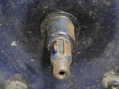 A.O. Smith F-391319-63 AC Motor 2HP 1740 RPM 230/460V 5.8/2.9A Pulley Shaft Used