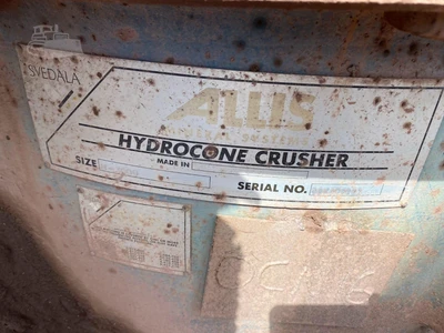 Used 1990 ALLIS-CHALMERS H3000 Gyratory Crushers Pennsylvania US | ABN Services #1339245