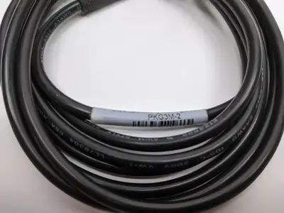 USED BANNER SINGLE ENDED 3 PIN CORDSET 63977
