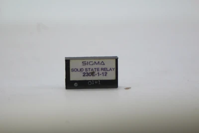 New | in-Stock Sigma 230E-1-12 Relays & Switches California US | Davliegogo LLC #1706185