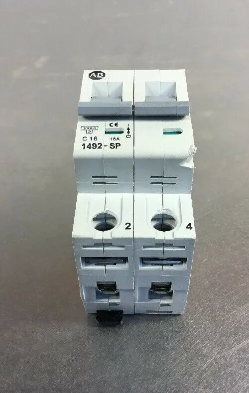 Allen Bradley 1492-SP2C160 Ser.C Mini Circuit Breaker Din Rail Mount 4B
