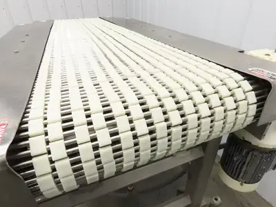 Hosokawa FA420KST 29"x 51"L Food Process Spreader Fanning Conveyor 3PH Adj Speed