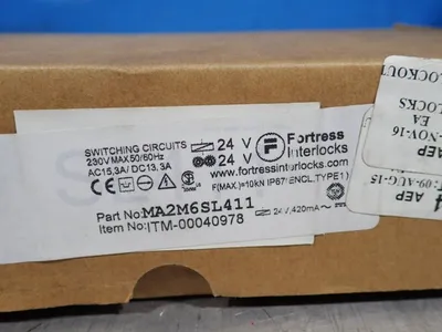 Used FORTRESS INTERLOCKS MA2M6SL411 Relays & Switches Ohio US | HGR 24 #801902
