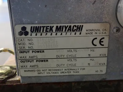 USED UNITEK MIYACHI 900701