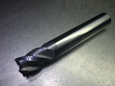 Monster Fusion 1" 4 Flute Carbide CR XL Endmill .06" R 284-000892 (LOC591)