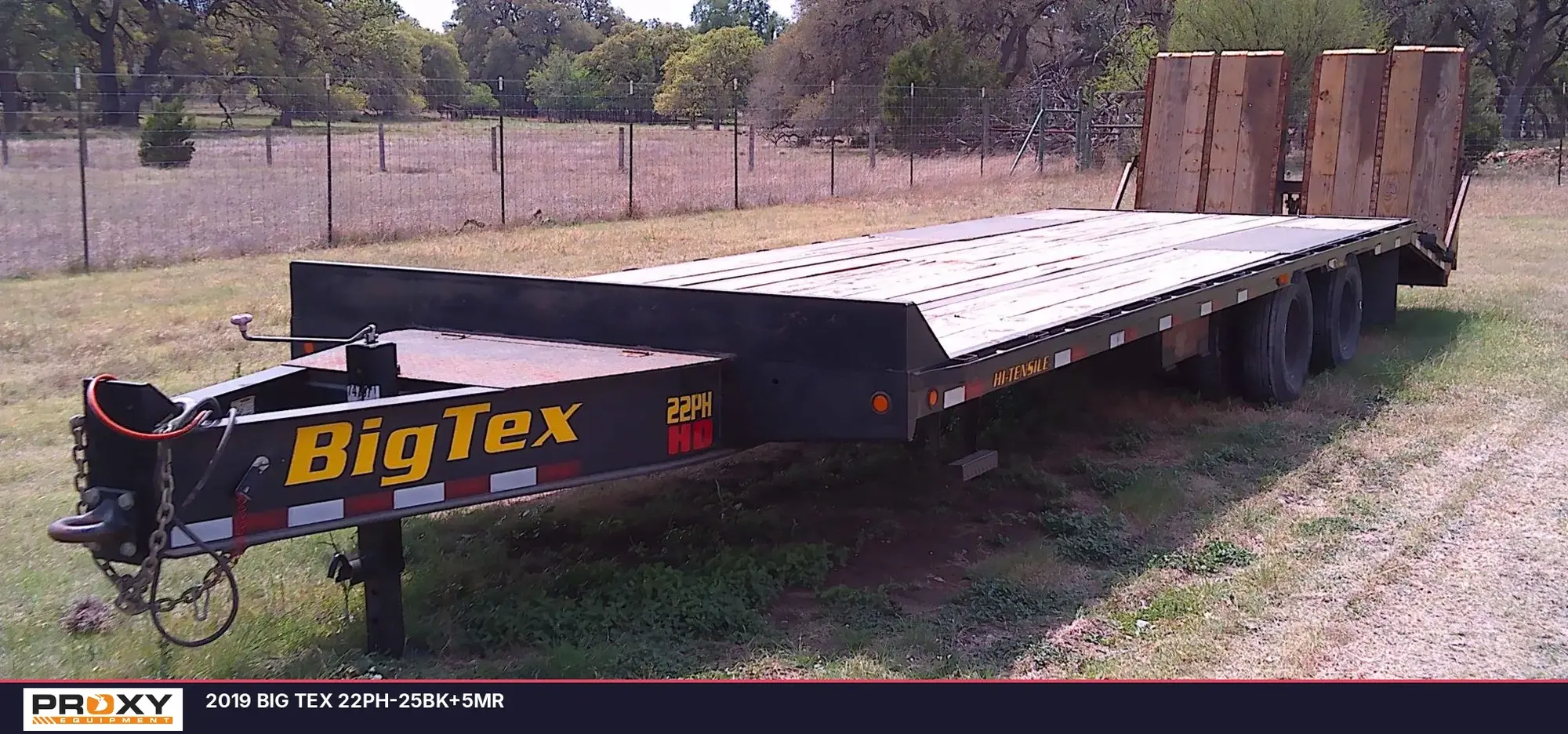 Used 2019 BIG TEX 22PH-25BK+5MR Flatbed Trailers Texas US | Proxy Equipment #1388605