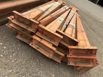 Steel Two Sided Cantilever Rack, includes (2) 14’ tall uprights spaced 6’ on center apart, (2) 134” ...