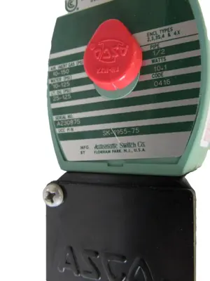 NEW ASCO SK-1955-75 SOLENOID VALVE 120/60, 110/50DSK195575