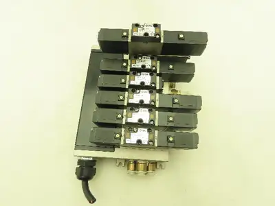 SMC VV5FS2 Plug-In 6-Station Manifold Control Unit VFS2000 Solenoid Valve Bank