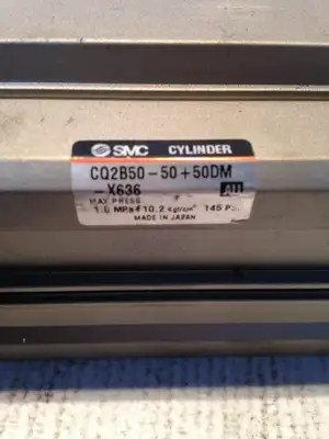 SMC CQ2B50-50+50DM-X636 cyl CQ2 COMPACT CYLINDER  dual stk, long,