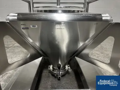 TOTE Systems 200 Liter Tote Systems Stainless Steel Tote