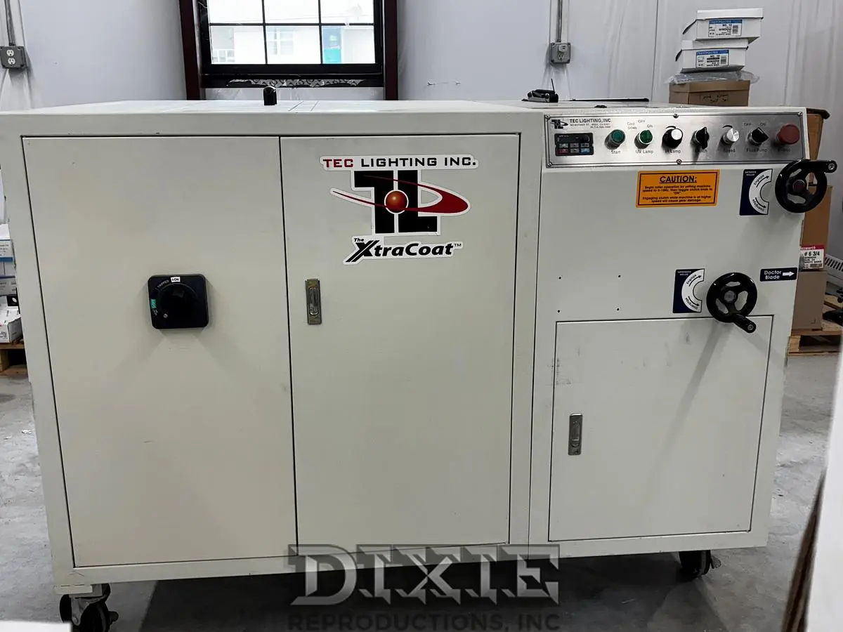 2005 TecLighting 25" UV Coater