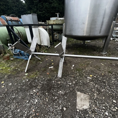 15 kw 82 Rpm Flange Mounted Greaves S/S Mixer