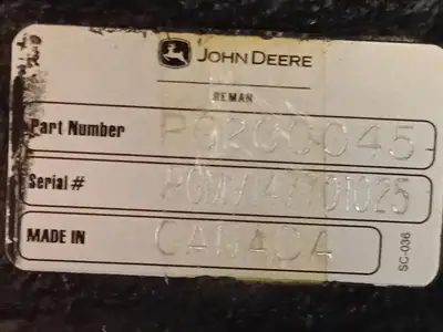 USED JOHN DEERE PG200045
