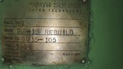 VOITH SULZER PULPER DRIVE MODEL BV-15 RATIO 5.86:1
