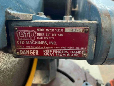 Used CTD M225R Miter Saws California US | MachineryMax #1321450