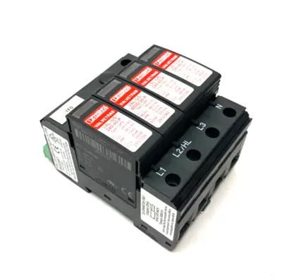 USED PHOENIX CONTACT SURGE PROTECTION DEVICE 4-CHANNEL