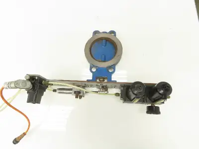 Parker Pneumatic Cylinder Actuated 5" Butterfly Valve 150psi 24VDC Solenoid