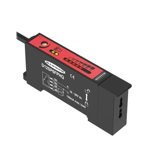 Banner D12SP6FPHQ 34974 D12 Series High Power Plastic Fiber Optic Sensor [New]