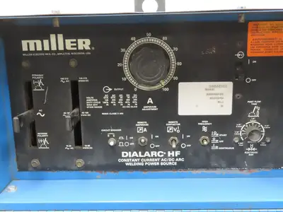 Miller DIALARC HF Tig Welder Power Source 250Amp AC Footpedal 1Ph 230V