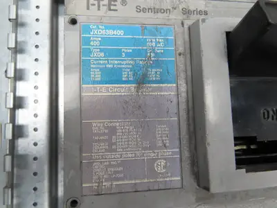 Siemens S3E30JX400ABS Load Center Panel Board 400A 480Y/277V 3Ph 4W 400A Breaker