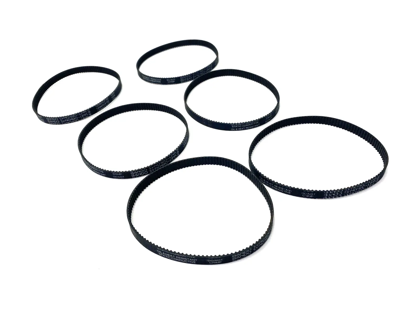 New | in-Stock Bando Synchro-Link Timing Belt 120 Teeth 9.6" Length LOT OF 6 Belts Michigan US | Maverick Industrial Sales #1395549