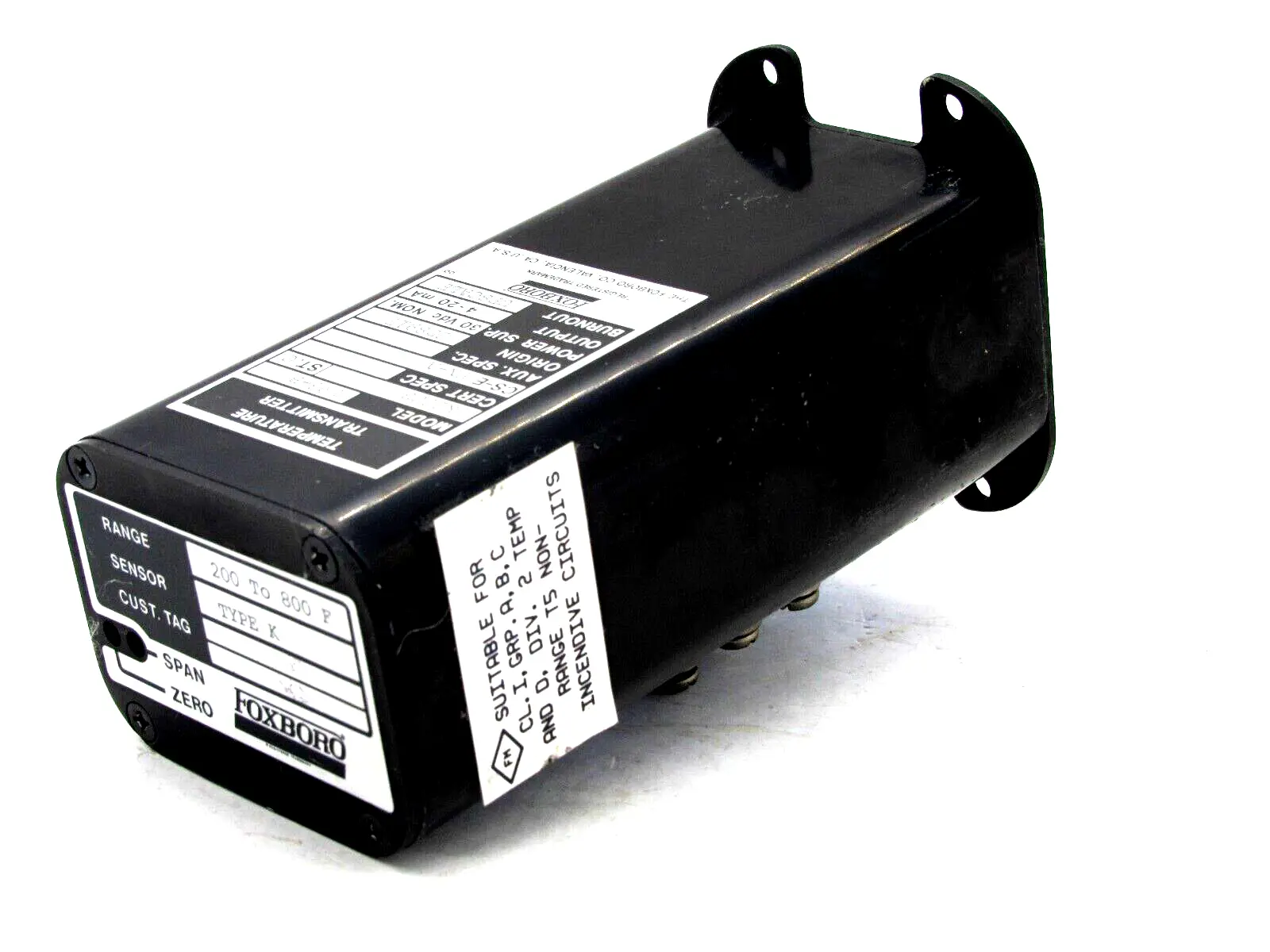 NEW FOXOBORO E93-B TEMPERATURE TRANSMITTER E93B