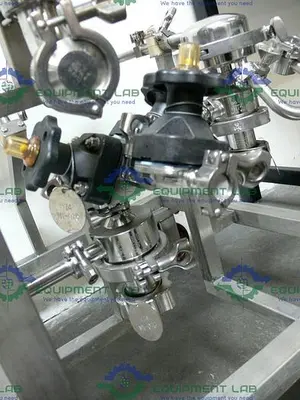 USED SARTORIUS HU12U71-3058M F-1748 ASEPCO + ITT PUREFLO FILTRATION SKID W/ VALVES