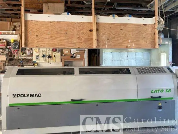 Used 2006 BIESSE POLYMAC LATO38 CNC EDGEBANDER MACHINE Edge Banders New York US | CAROLINA MACHINERY SALES #421155