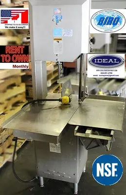BIRO 1433 ELECTRIC KNIFE MEAT SAW BAND CUTTING BUTCHER MACHINE