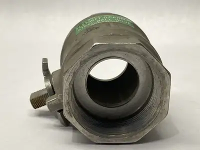 USED NELES JAMESBURY BALL VALVE 2" 800WOG 200WSP NO HANDLE
