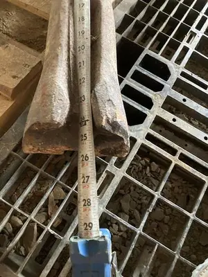 Used AFTERMARKET 5-1/2" X 25" CABLE TOOL CHISEL BIT Drills Pennsylvania US | East West Machinery & Drilling #1417232