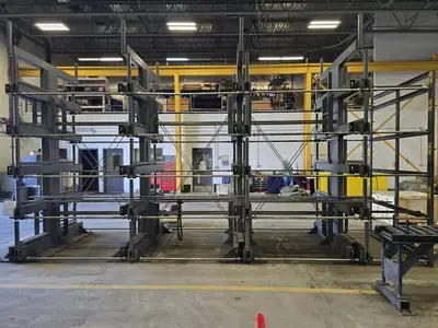 Used STEEL STORAGE SYSTEMS 5T-4G-30X75R-24 Racks/Shelving British Columbia CA | Lenmark #1440515
