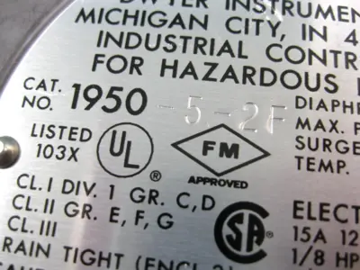 USED Dwyer 1950-5-2F