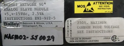 USED BAILEY NASM02 ANALOG SLAVE MODULE NETWORK 90